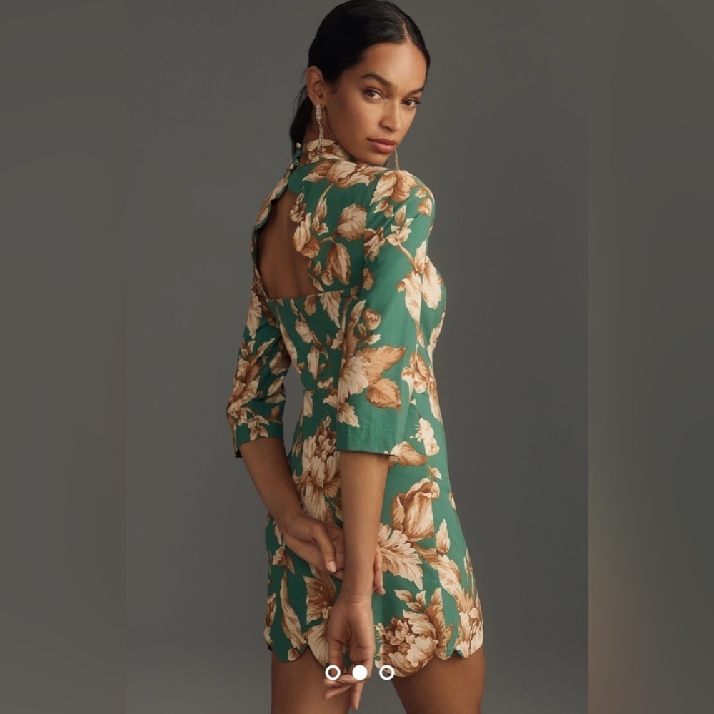 NWT Size 14 - Maeve Mock-Neck Stretch Shift Mini Dress